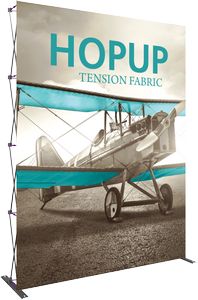 Hopupâ„¢ 8ft Extra Tall Straight Display & Front Graphic