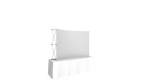 Hopupâ„¢ 8ft Full Height Curved Display & Front Graphic
