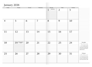 HotLineÂ® Products Leatherette Planner
