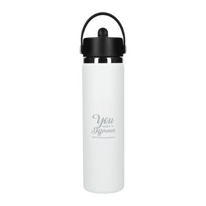 Hydro Flask Bottle Wide Mouth w/ Straw Cap 24 oz
