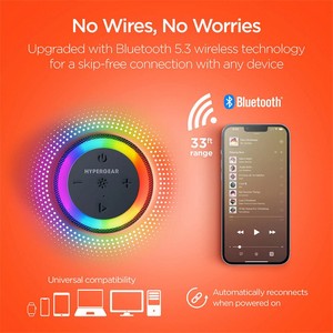 HyperGear Halo Waterproof LED Wireless Speaker
