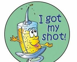I Got My Shot! Sticker Roll
