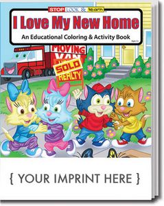 I Love My New Home Coloring & Activity Book