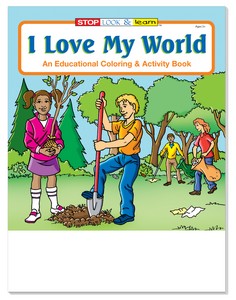 I Love My World Coloring Book Fun Pack Set