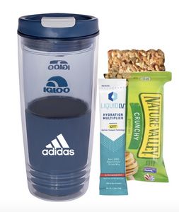 IGLOO Tumbler with Liquid IV & Granola Bar