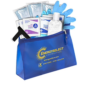 "ILENE" 14 Piece Carry ALL Kit inserted into Zipper Pack