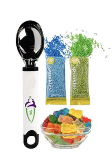 Ice Cream Scoop with Toppings