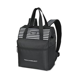 Igloo® Leftover Essentials Backpack Cooler - Black & White Stripes