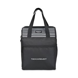 IglooÂ® Leftover Essentials Backpack Cooler - Black & White Stripes
