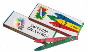 Imprinted Crayons - 4 Pack Box