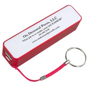 "In Charge" UL Listed 2200 mAh Portable Lithium Ion Power Bank Charger (Overseas)