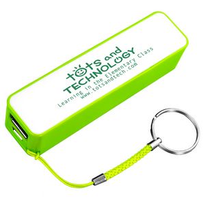 "In Charge" UL Listed 2200 mAh Portable Lithium Ion Power Bank Charger (Overseas)