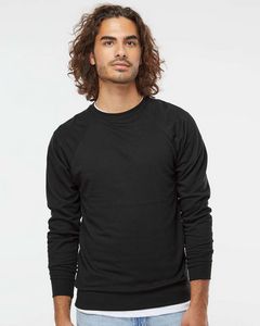 Independent Trading Co Icon Unisex Lightweight Loopback Terry Crewneck Sweatshirt