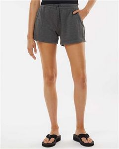 Independent Trading Co. Women's Lightweight California Wave Wash Fleece Shorts