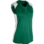 Infinite 2-Button Sleeveless Jersey