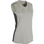 Infinite 2-Button Sleeveless Jersey