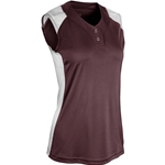 Infinite 2-Button Sleeveless Jersey