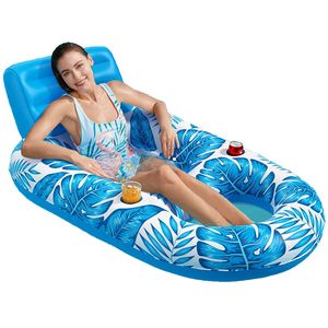 Inflatable Tanning Pool Lounger Float