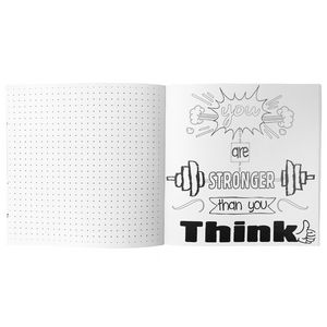 Inspirational Coloring Book & 8-Color Pencil Set