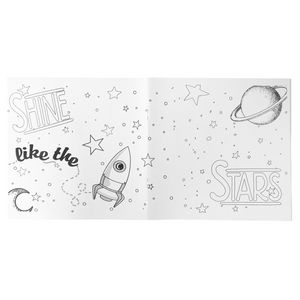Inspirational Coloring Book & 8-Color Pencil Set