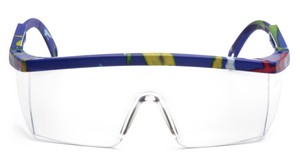 Mixed Blue Frame with Clear Lens