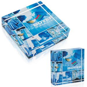 JAFFAÂ® Square Acrylic Paperweight