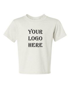 JerzeesÂ® Dri-Power Youth 50/50 White T-Shirt