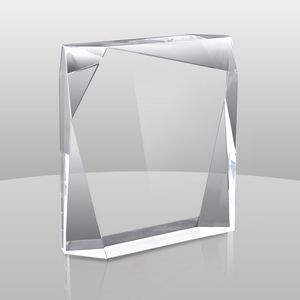 Jewel Bevel Color Etched Award (5"x4"x1 1/4")