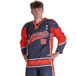 Juice Keyhole Neck Hockey Jersey - Custom