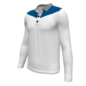 Juice Men's Long Sleeve Polo - Custom