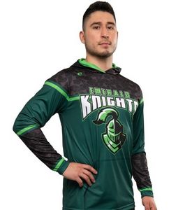 Juice Women's Long Sleeve T-Shirt Hoodie w/Pocket - Custom