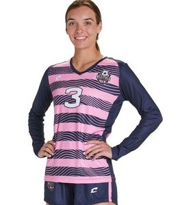 Juice Women's V-Neck Long Sleeve Tee - Custom