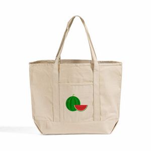 Jumbo Deluxe Canvas Tote Bag