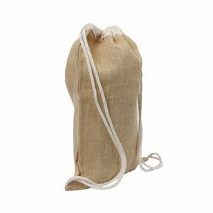 Jute Drawstring Backpack