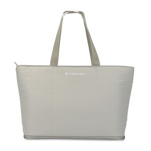 KEEPCOOLÂ® Rio Quilted Expandable Cooler - Latte