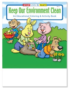 Keep Our Environment Clean Coloring Book Fun Pack Set