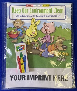 Keep Our Environment Clean Coloring Book Fun Pack Set