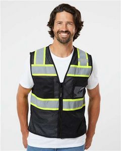 KishigoÂ® EV SeriesÂ® Enhanced Visibility 3 Pocket Mesh Vest