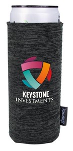KoozieÂ® Heather Collapsible Slim Can Cooler