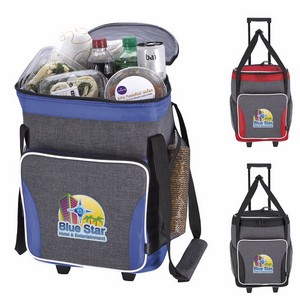 KoozieÂ® Two-Tone Tailgate Rolling Cooler