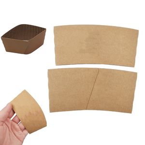 Kraft Coffee Cup Sleeves