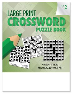 LARGE PRINT Crossword Puzzle Book - Volume 2