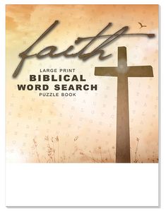 LARGE PRINT Faith Word Search Puzzle Pack Set