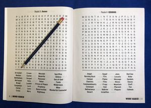 LARGE PRINT Faith Word Search Puzzle Pack Set