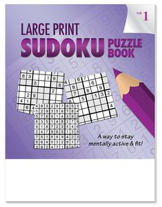 LARGE PRINT Sudoku Puzzle Book - Volume 1
