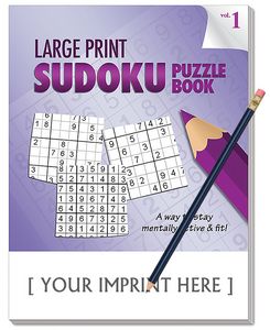 LARGE PRINT Sudoku Puzzle Pack Set - Volume 1