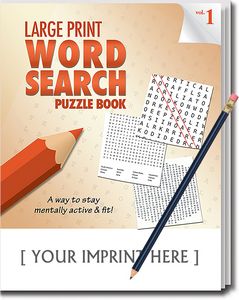 LARGE PRINT Word Search Puzzle Pack Set - Volume 1