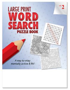 LARGE PRINT Word Search Puzzle Pack Set - Volume 2