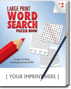 LARGE PRINT Word Search Puzzle Pack Set - Volume 2