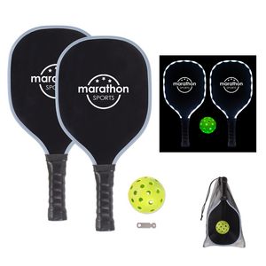 LED Pickleball Set in Mesh Bag
